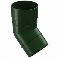 Колено трубы 45˚ Döcke Standart зеленый Ø80, 24 шт./уп.